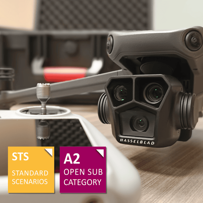 image d'illustration représentant un drone mavic 3 pro utilisé en formation pilote de drone professionnel